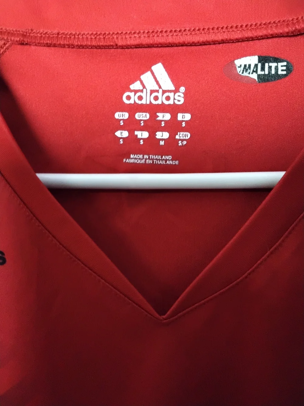 adidas Red Sleeveless Cardinals Jersey with Black Stripes